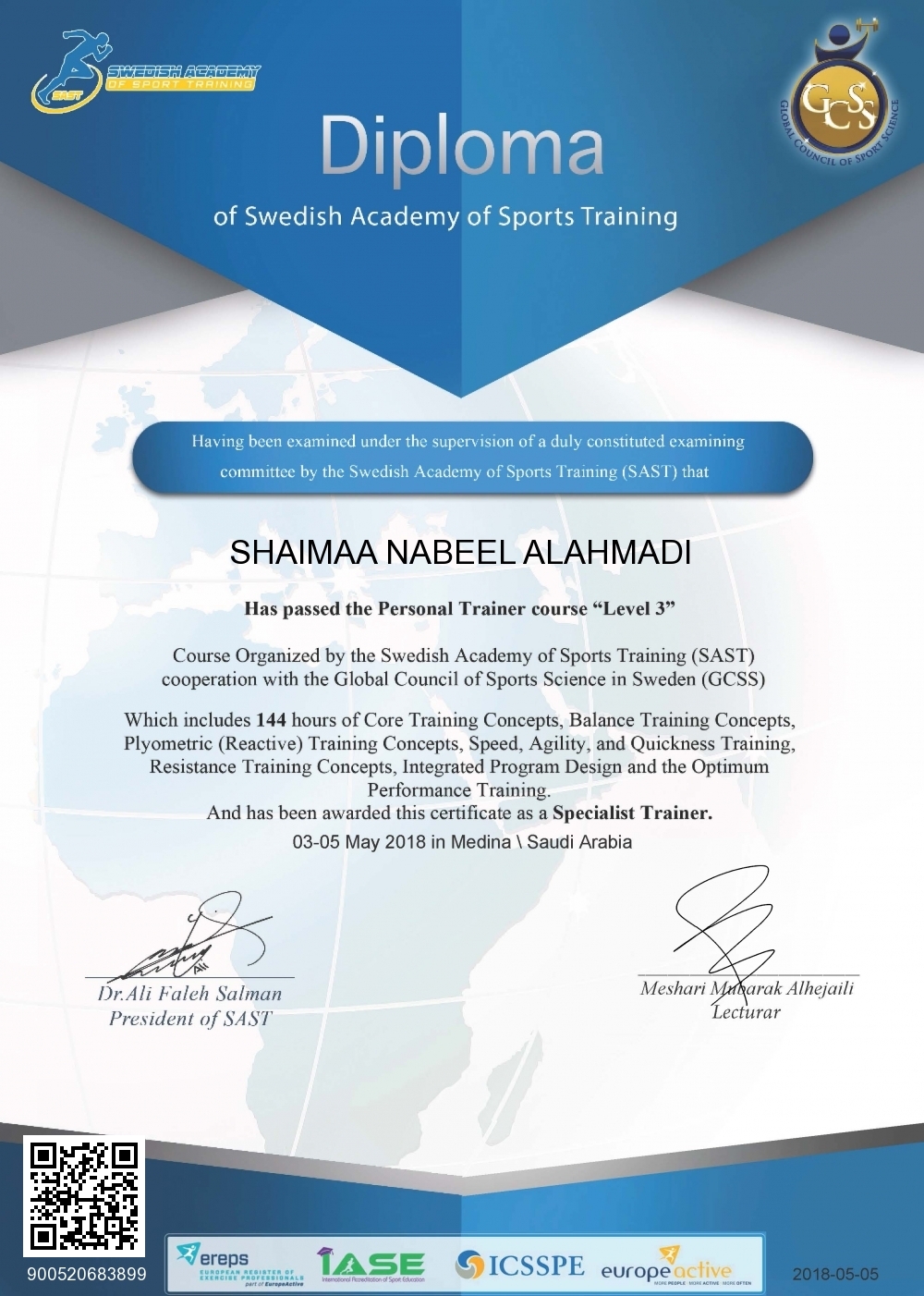 SHAIMAA NABEEL ALAHMADI